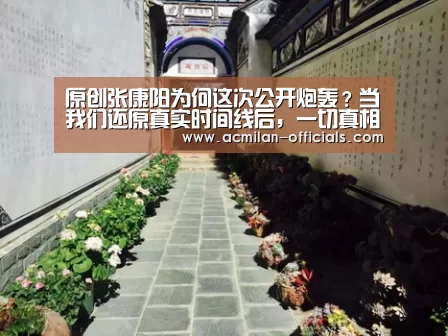 原创张康阳为何这次公开炮轰？当我们还原真